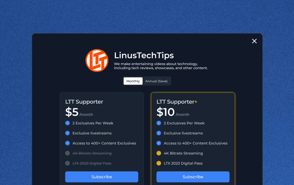 Floatplane • Web Design (Conceptual)