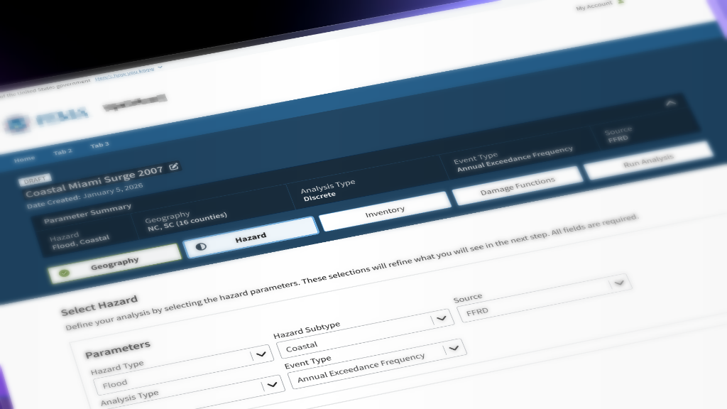 Federal Emergency Management Platform Workflow Navigation